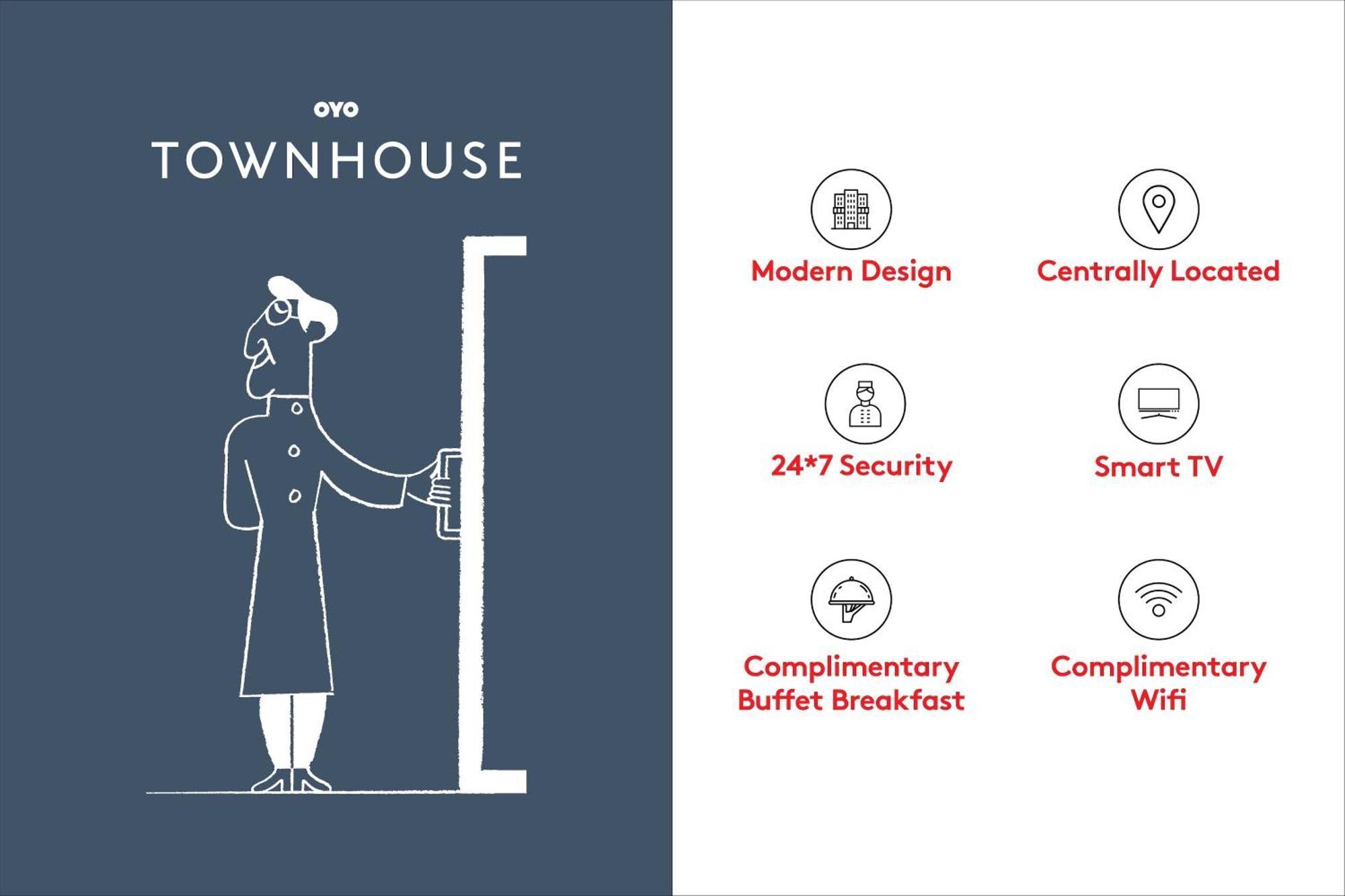 Super Townhouse The Cinco Hotel Near Esi Hospital Hyderabad Exteriör bild